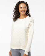 Women's Quilted Crewneck Pullover